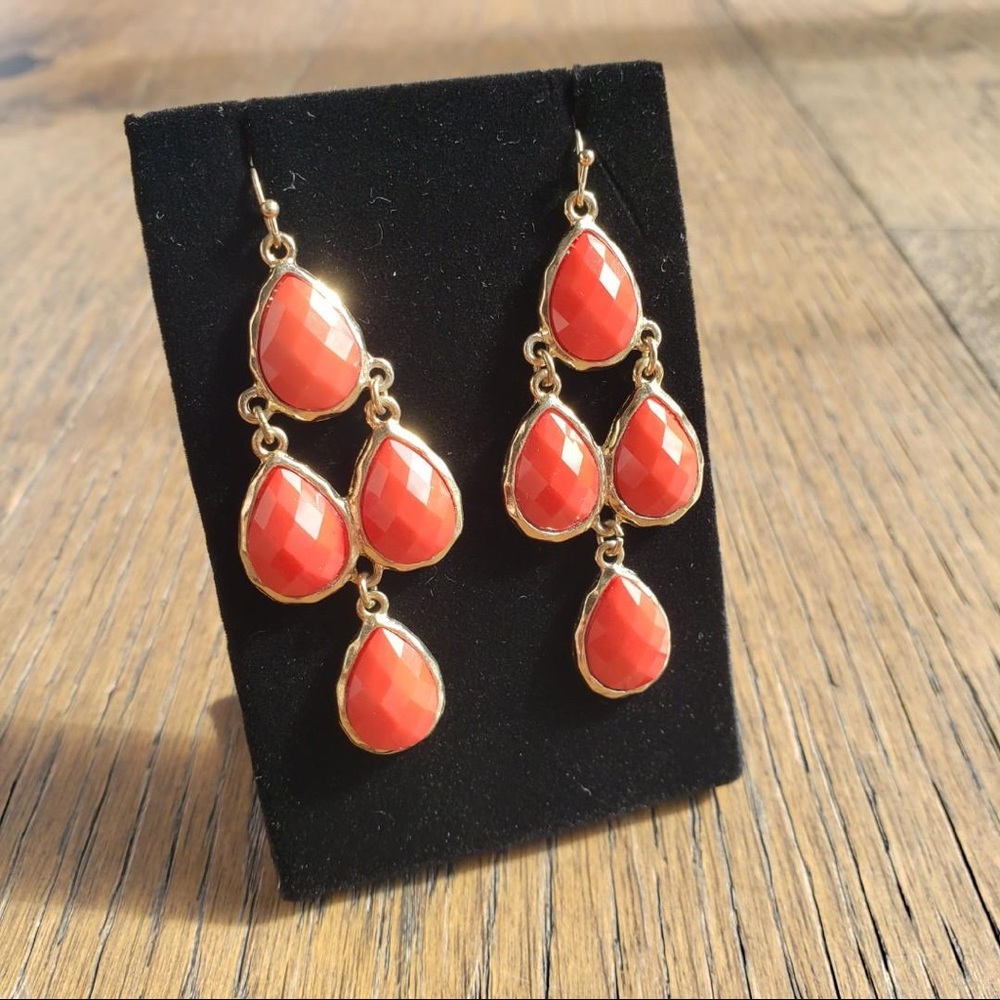Coral Earrings